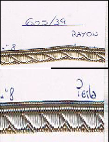 605/39 RAYON MM. 8 ROTOLO M.5 GOLD